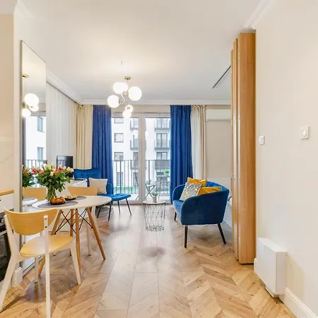 Sky Home- Blue 2 -manufaktura, Bezpłatny Parking, Klima, Dostęp Na Kod