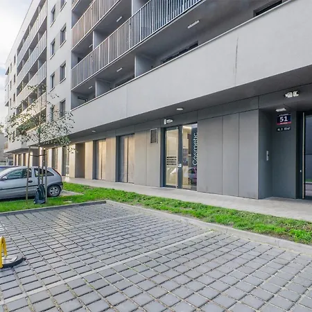 Sky Home- Blue 2 -manufaktura, Bezpłatny Parking, Klima, Dostęp Na Kod Apartament *