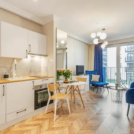 公寓 Sky Home- Blue 2 -manufaktura, Bezplatny Parking, Klima, Dostep Na Kod 罗兹