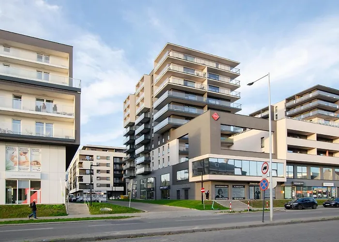 Lejlighed Sky Home- Blue 2 -manufaktura, Bezplatny Parking, Klima, Dostep Na Kod