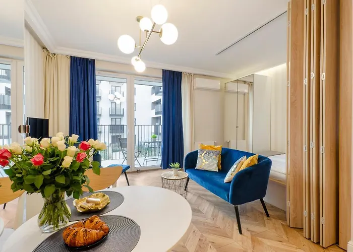 Sky Home- Blue 2 -manufaktura, Bezplatny Parking, Klima, Dostep Na Kod