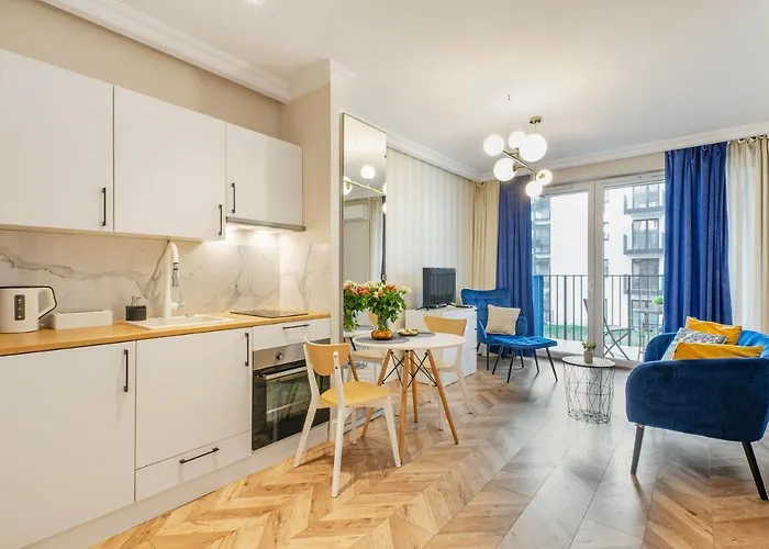 Lejlighed Sky Home- Blue 2 -manufaktura, Bezplatny Parking, Klima, Dostep Na Kod Łódź